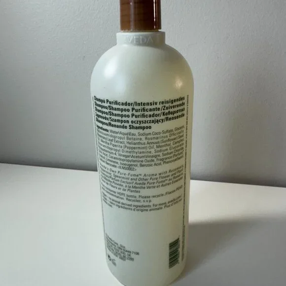 AVEDA Rosemary Mint Purifying Shampoo 33.8 Oz - Picture 3 of 3